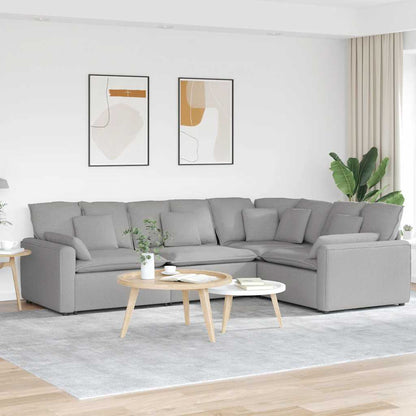 Modulární Pohovka S Polštáři Textil