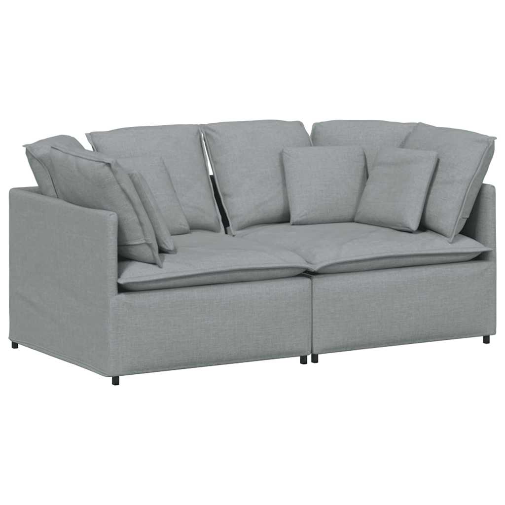 Modulární Pohovka S Polštáři Textil