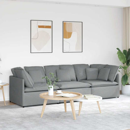 Modulární Pohovka S Polštáři Textil