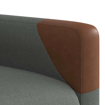 Elektrické Polohovací Křeslo Tmavě Šedé Textil Tmavě Šedá