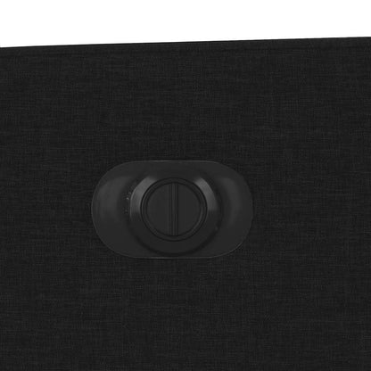 Elektrické Polohovací Křeslo Černé Textil Černá