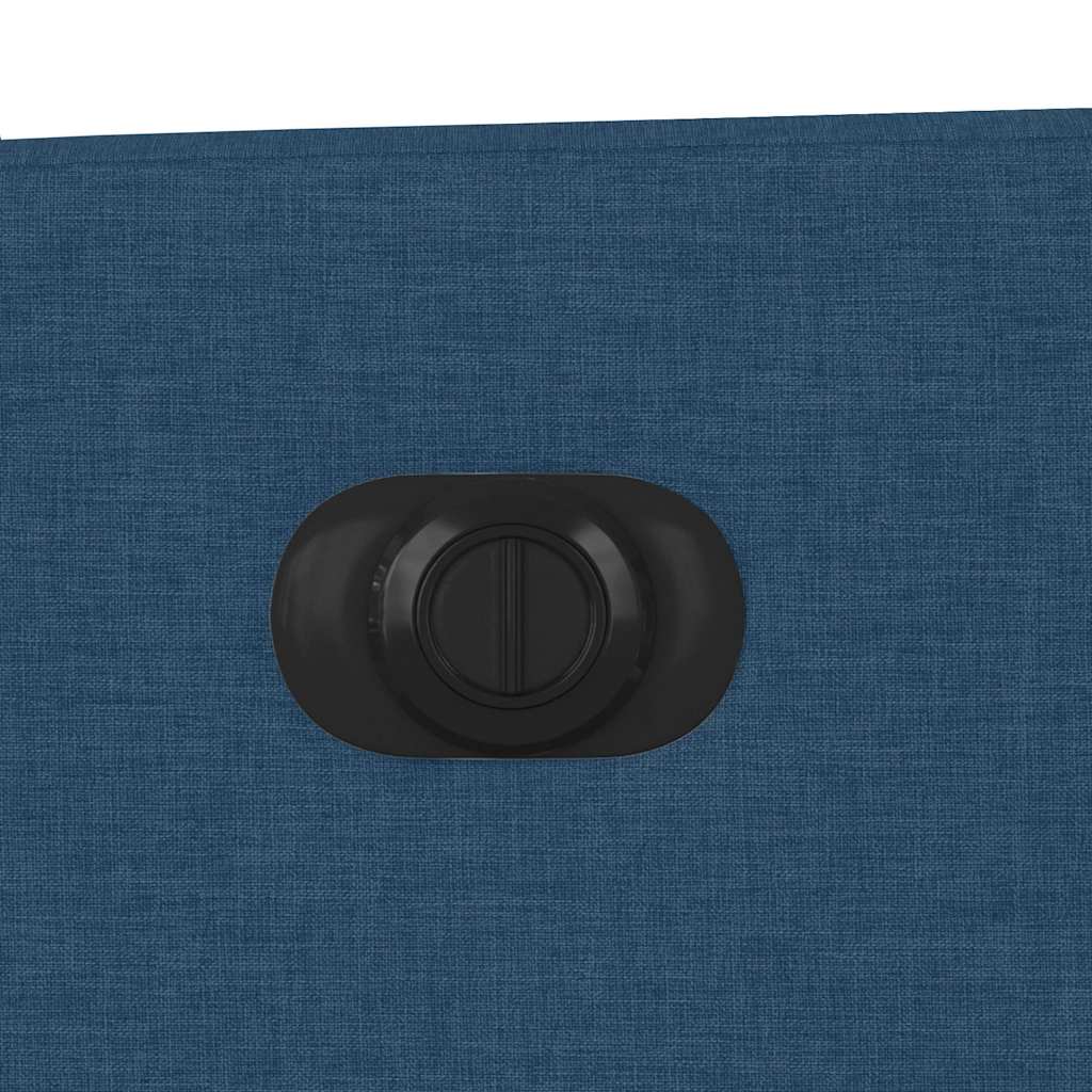 Elektrické Polohovací Křeslo Modré Textil Modrá