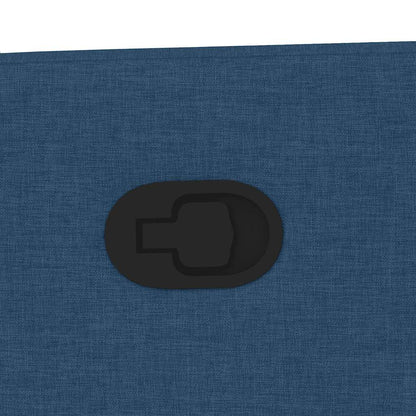 Zvedací Polohovací Křeslo Modré Textil Modrá