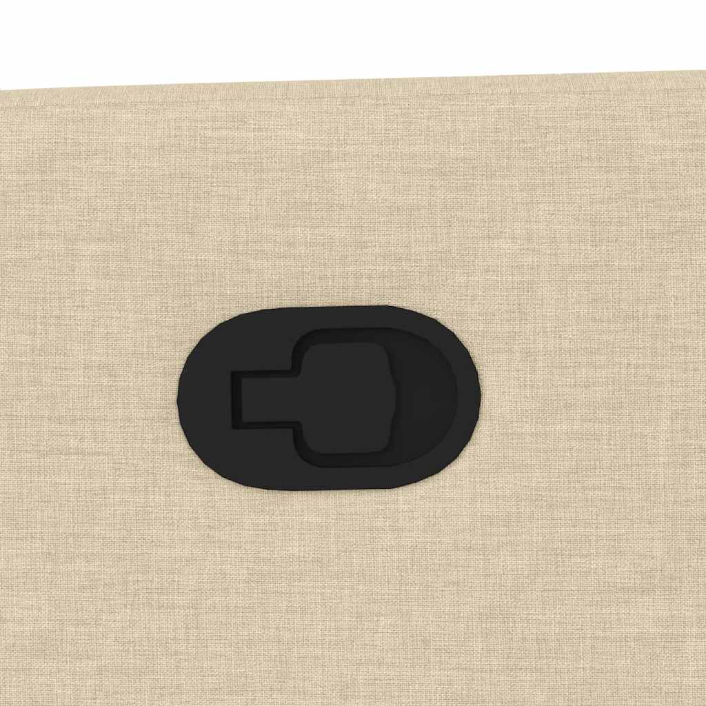 Zvedací Masážní Polohovací Křeslo Krémové Textil Krémová