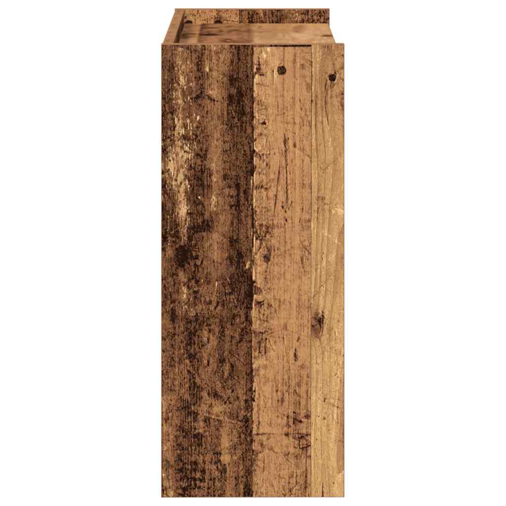 Botník Old Wood 60X25X62 Kompozitní Dřevo Staré Dřevo