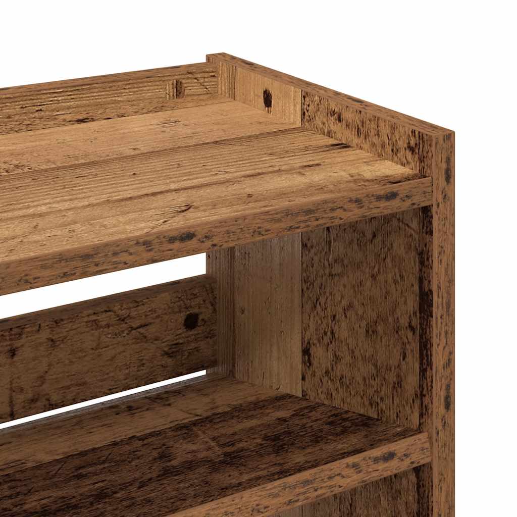 Botník Old Wood 60X25X62 Kompozitní Dřevo Staré Dřevo