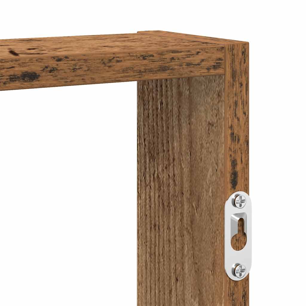 Nástěnná Police Old Wood 43 X 9 X 60 Cm Kompozitní Dřevo