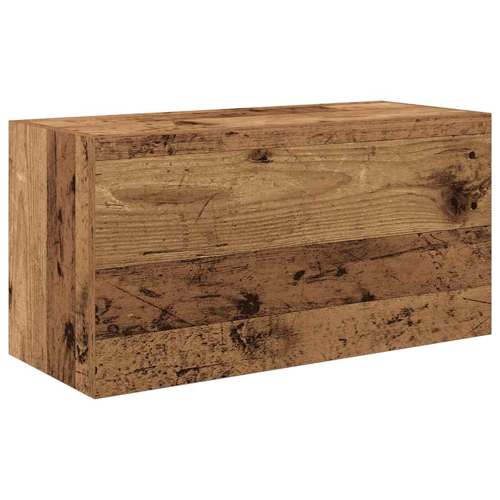 Koupelnová Nástěnná Skříňka Old Wood Kompozit
