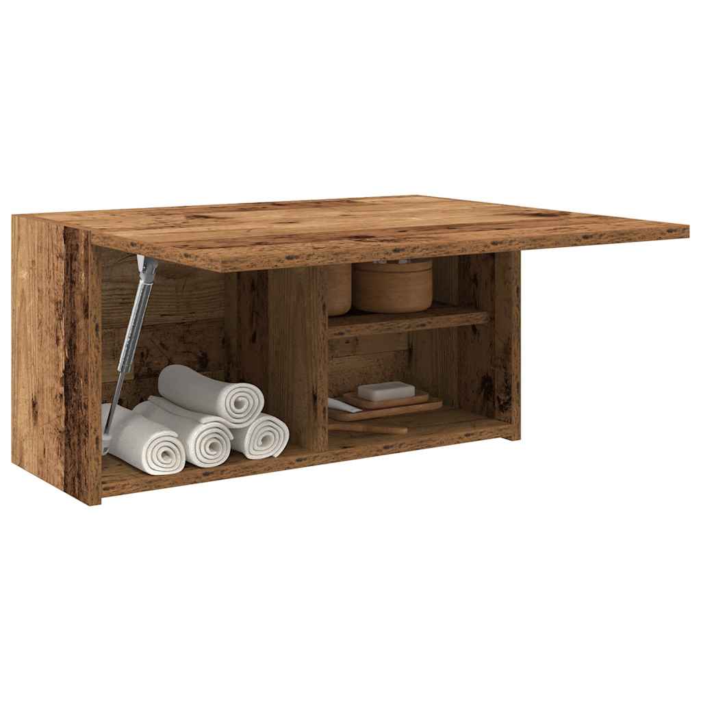 Koupelnová Nástěnná Skříňka Old Wood Kompozit