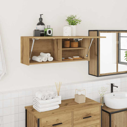 Koupelnová Nástěnná Skříňka Old Wood Kompozit
