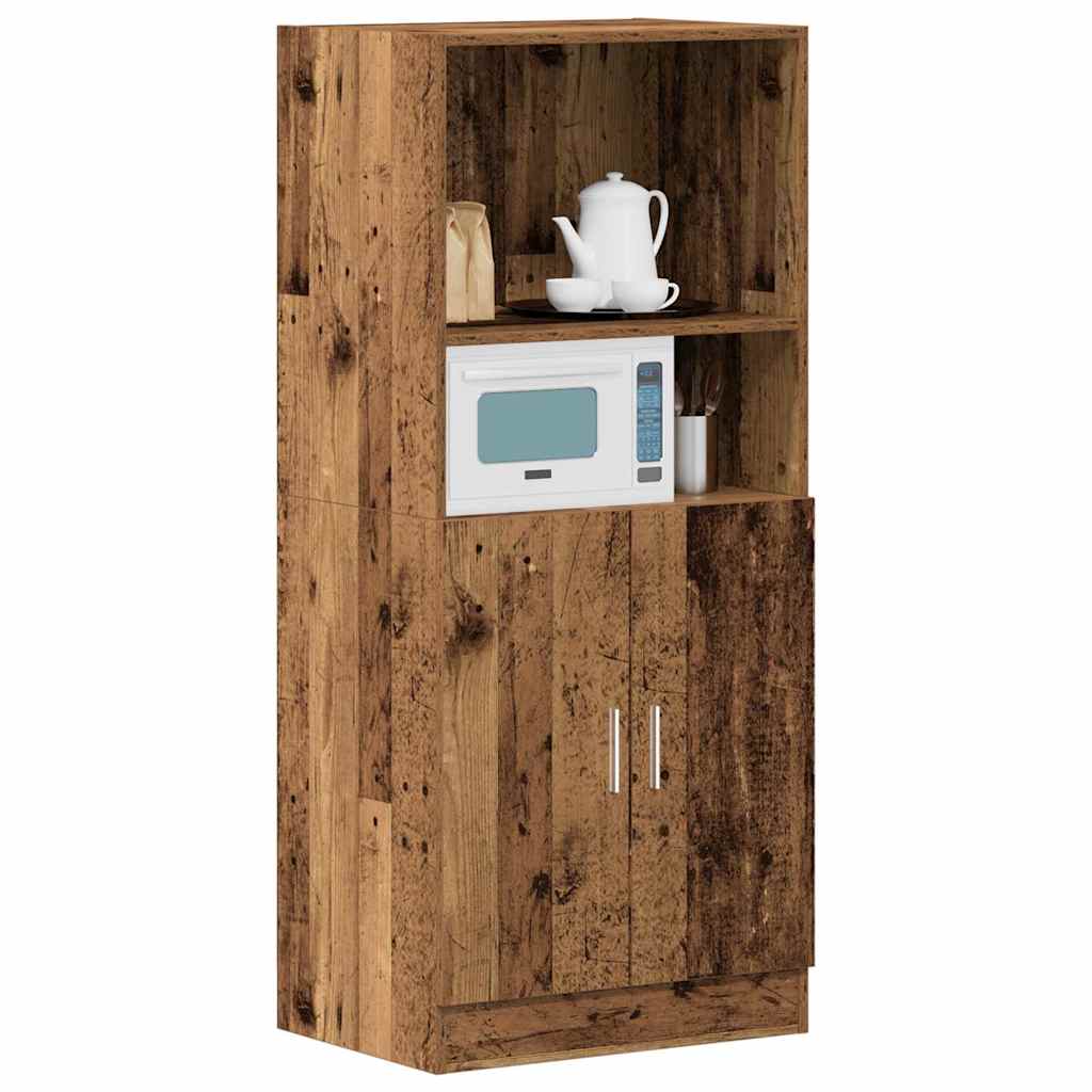 Kuchyňská Skříňka Old Wood 57X41,5X131,5 Cm Kompozitní Dřevo