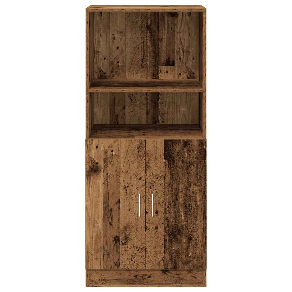 Kuchyňská Skříňka Old Wood 57X41,5X131,5 Cm Kompozitní Dřevo