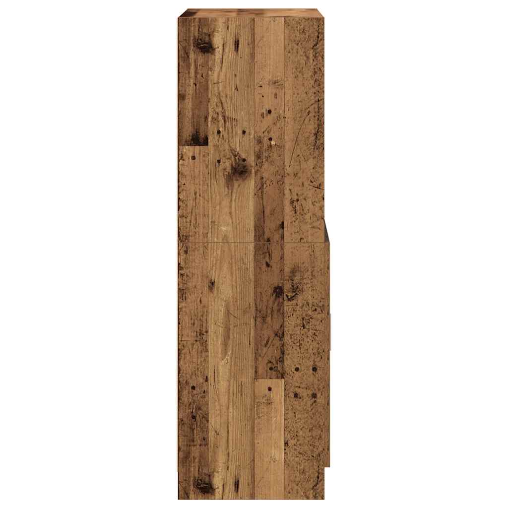 Kuchyňská Skříňka Old Wood 57X41,5X131,5 Cm Kompozitní Dřevo