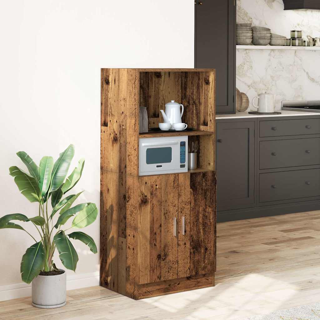 Kuchyňská Skříňka Old Wood 57X41,5X131,5 Cm Kompozitní Dřevo
