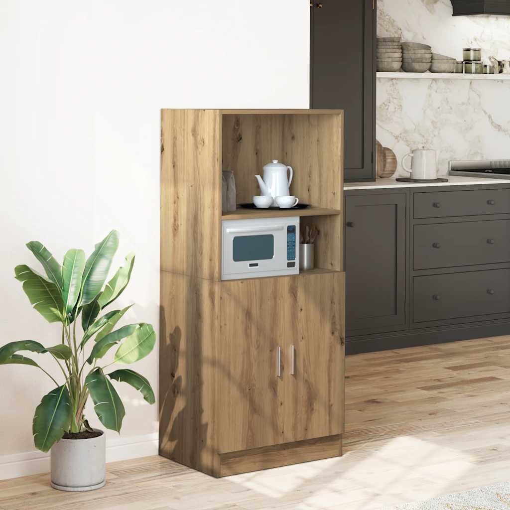 Kuchyňská Skříňka Old Wood 57X41,5X131,5 Cm Kompozitní Dřevo