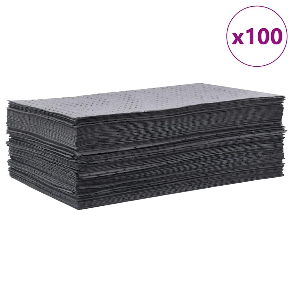 Olejové Absorpční Podložky 100 Ks Šedé 40X50 Cm
