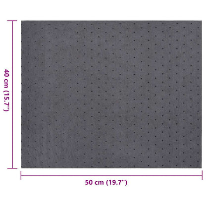 Olejové Absorpční Podložky 100 Ks Šedé 40X50 Cm