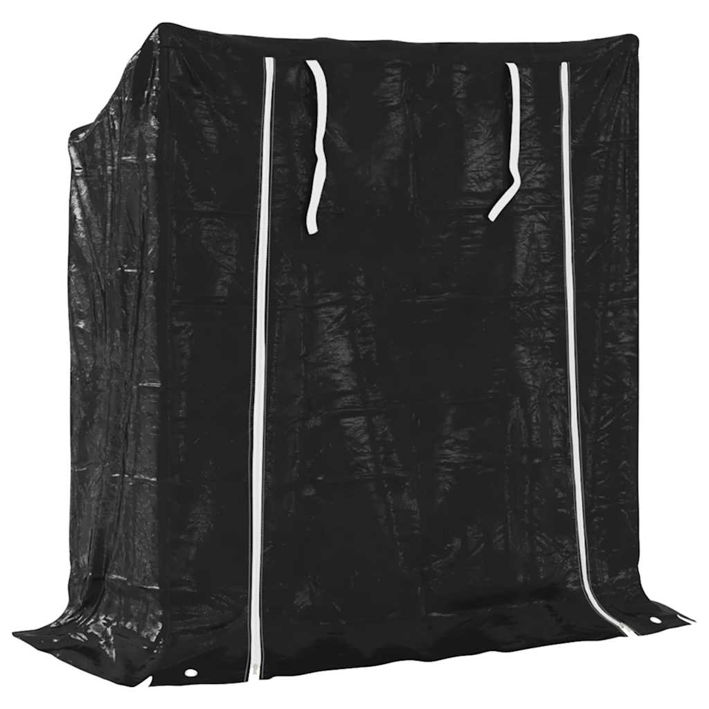 Stojan Na Palivové Dřevo S Krytem 100,5X40,5X110,5 Cm
