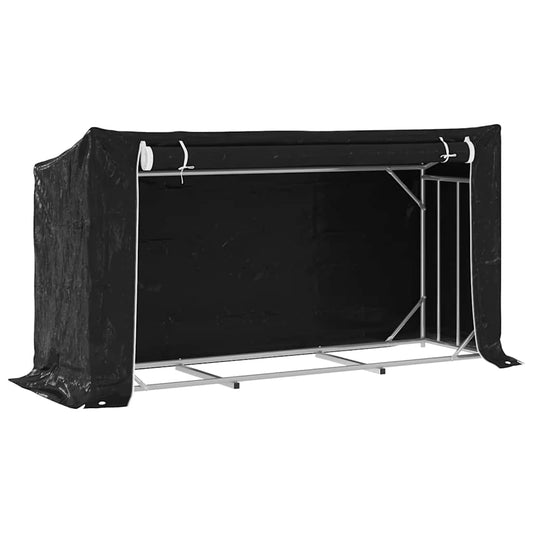 Stojan Na Palivové Dřevo S Krytem 200,5X60,5X110,5 Cm