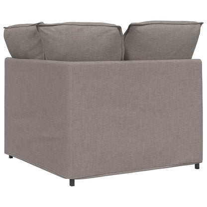 Modulární Rohová Pohovka S Polštáři Taupe 100 Cm
