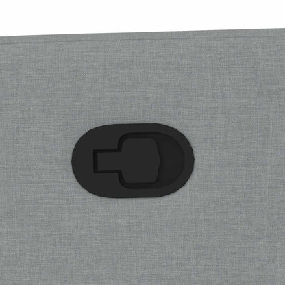 Polohovací Křeslo Světle Šedé Textil Světle Šedá