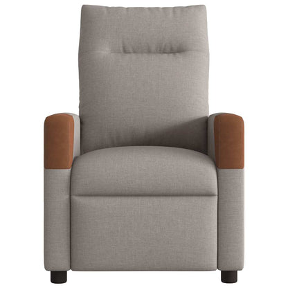 Polohovací Křeslo Textil Taupe