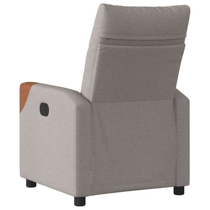 Polohovací Křeslo Textil Taupe