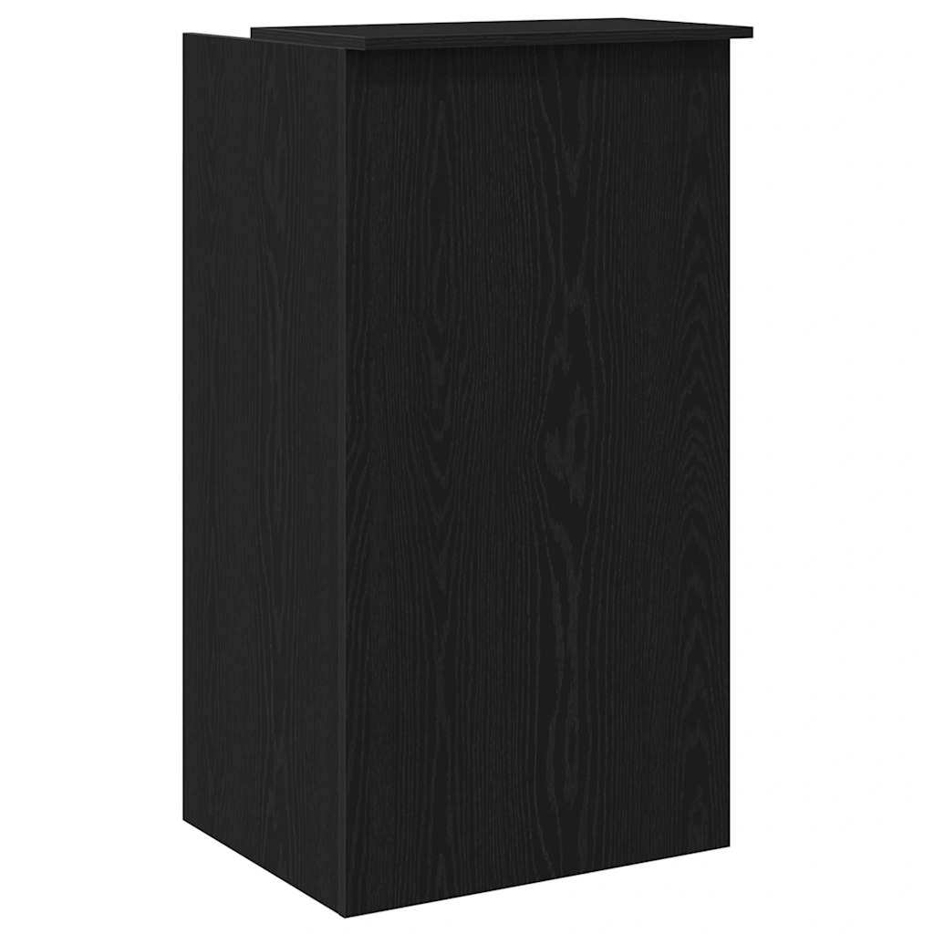Recepční Stůl Černý 55X50X103,5 Cm Kompozitní Dřevo