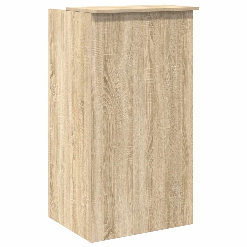 Recepční Stůl Dub Sonoma 55X50X103,5 Cm, Konstrukční Dřevo