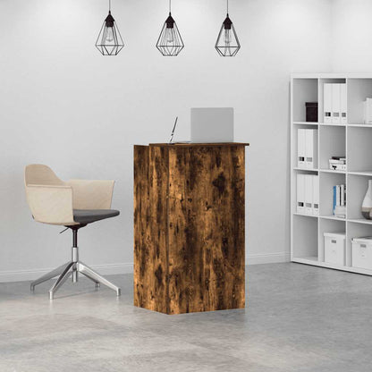 Recepční Stůl Kouřový Dub 55X50X103,5 Cm Kompozitní Dřevo