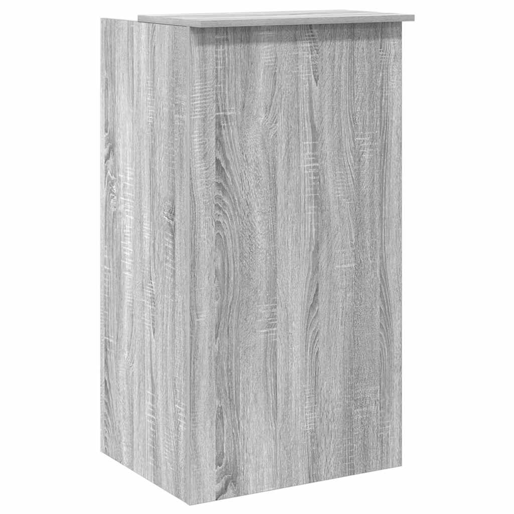 Recepční Stůl Šedý Sonoma 55X50X103,5 Cm Kompozitní Dřevo