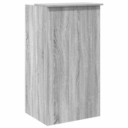 Recepční Stůl Šedý Sonoma 55X50X103,5 Cm Kompozitní Dřevo