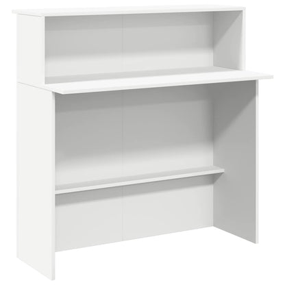 Recepční Stůl Bílý 100X50X103,5 Cm Kompozitní Dřevo
