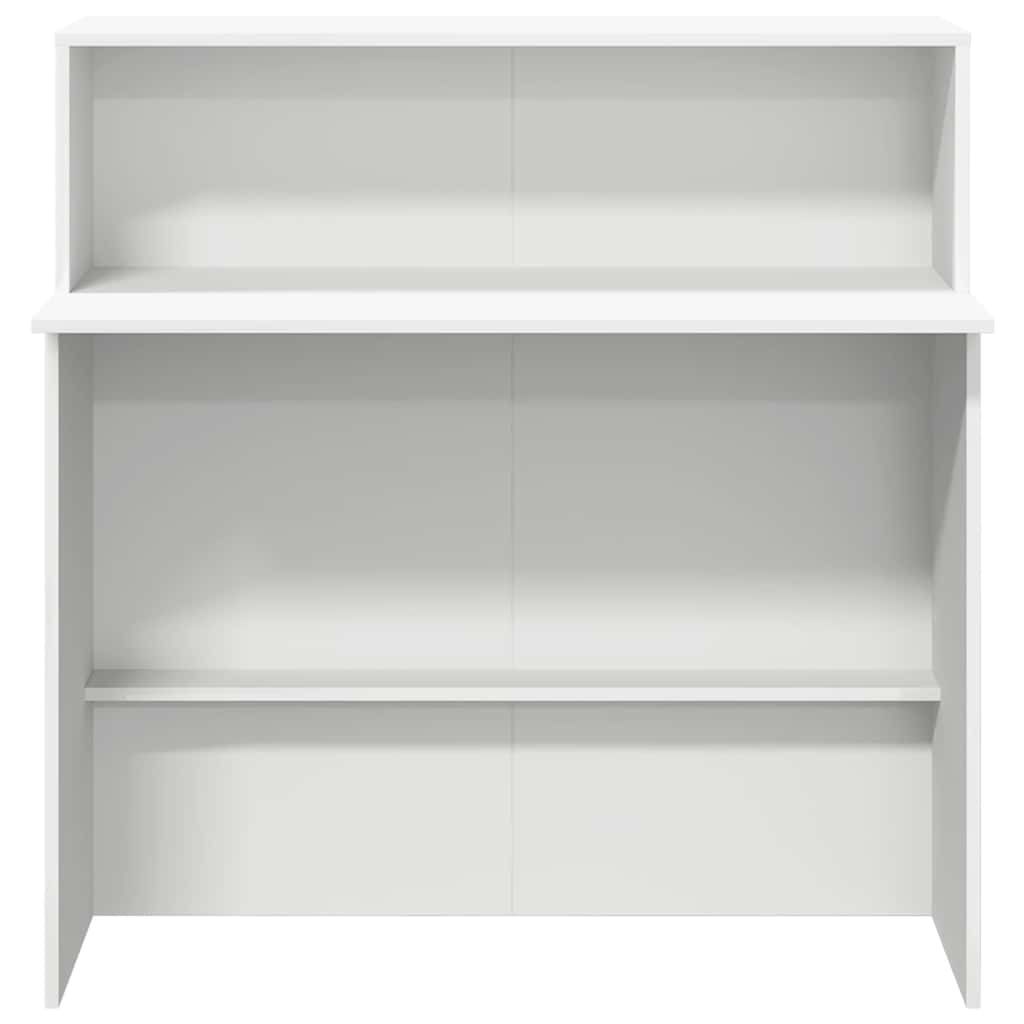 Recepční Stůl Bílý 100X50X103,5 Cm Kompozitní Dřevo