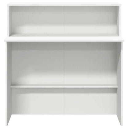 Recepční Stůl Bílý 100X50X103,5 Cm Kompozitní Dřevo