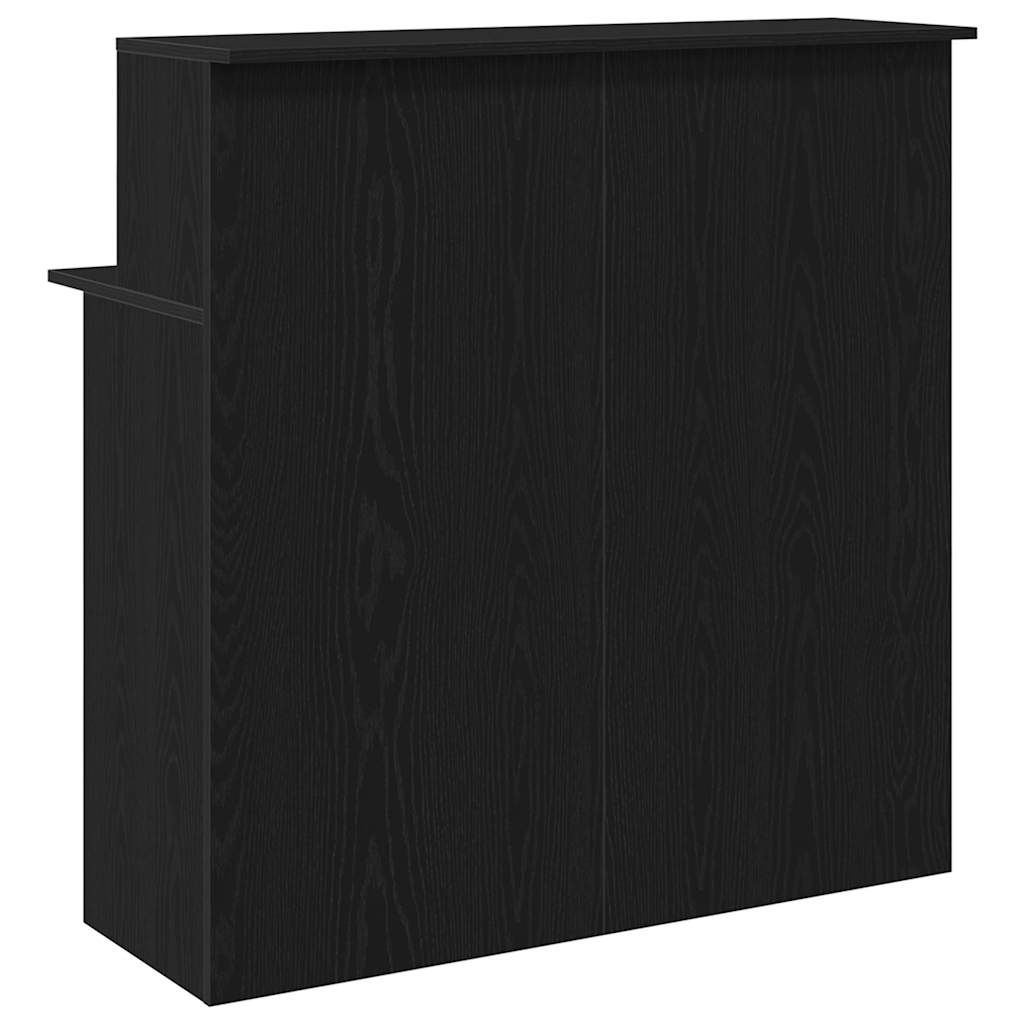 Recepční Stůl Černý 100X50X103,5 Cm Kompozitní Dřevo