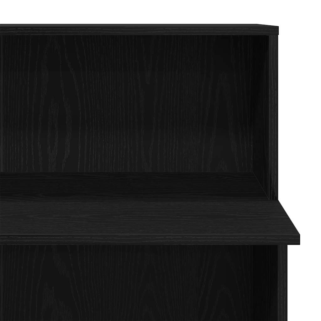 Recepční Stůl Černý 100X50X103,5 Cm Kompozitní Dřevo