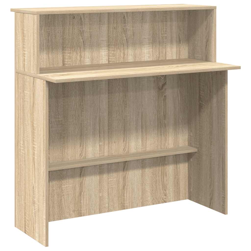 Recepční Stůl Dub Sonoma 100X50X103,5 Cm, Konstrukční Dřevo