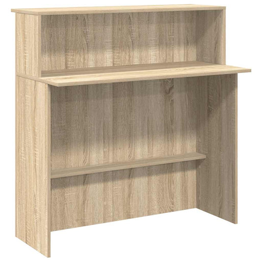 Recepční Stůl Dub Sonoma 100X50X103,5 Cm, Konstrukční Dřevo