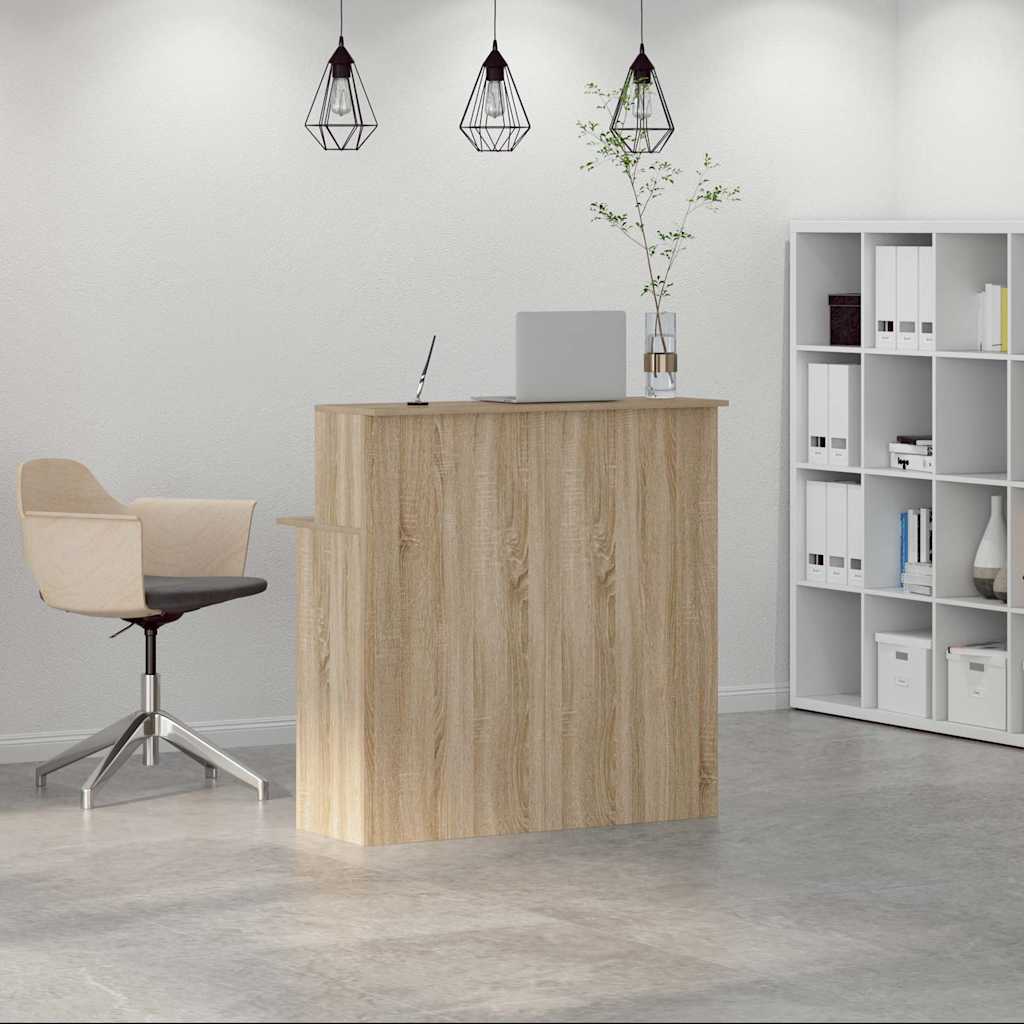 Recepční Stůl Dub Sonoma 100X50X103,5 Cm, Konstrukční Dřevo