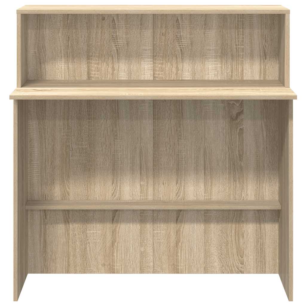Recepční Stůl Dub Sonoma 100X50X103,5 Cm, Konstrukční Dřevo