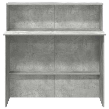Recepční Stůl Betonově Šedý 100X50X103,5 Cm Kompozitní Dřevo