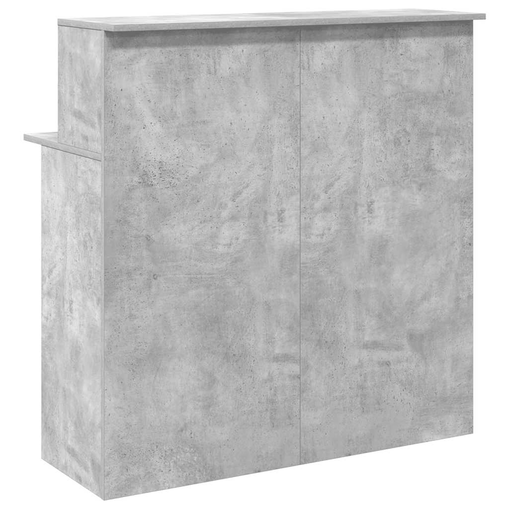 Recepční Stůl Betonově Šedý 100X50X103,5 Cm Kompozitní Dřevo