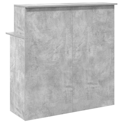 Recepční Stůl Betonově Šedý 100X50X103,5 Cm Kompozitní Dřevo
