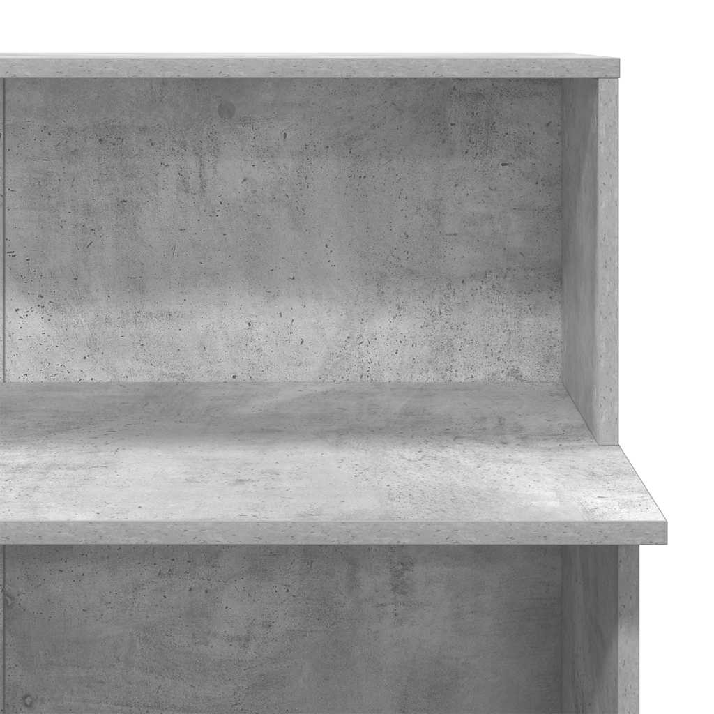 Recepční Stůl Betonově Šedý 100X50X103,5 Cm Kompozitní Dřevo