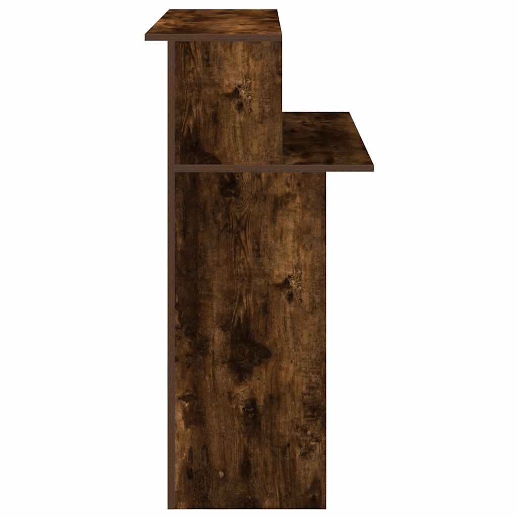 Recepční Stůl Kouřový Dub 100X50X103,5 Cm Kompozitní Dřevo