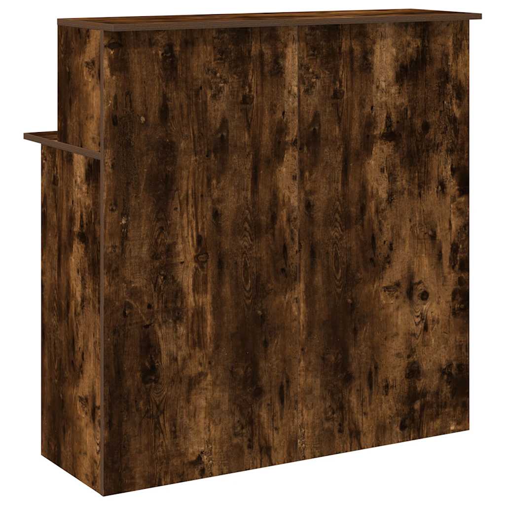 Recepční Stůl Kouřový Dub 100X50X103,5 Cm Kompozitní Dřevo