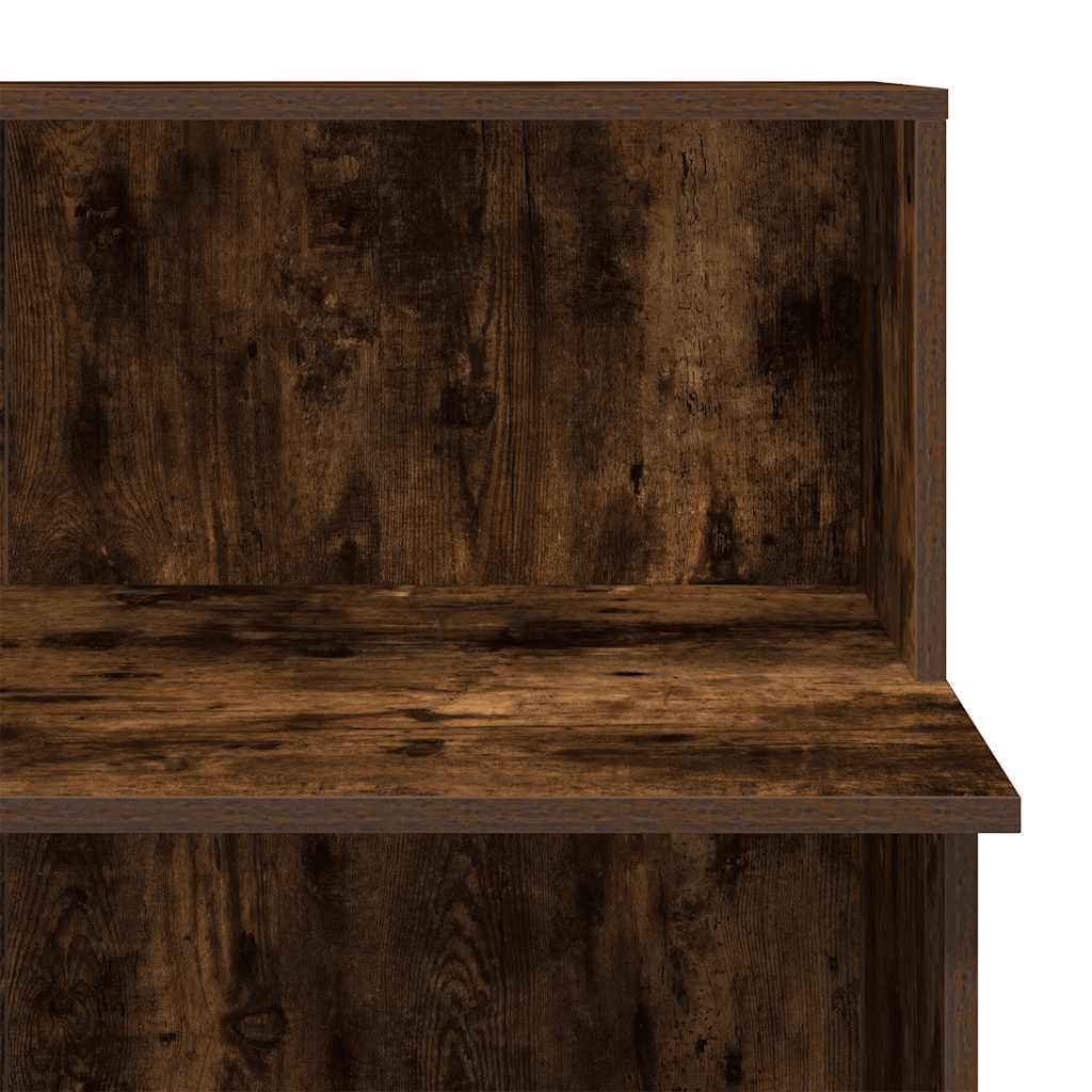 Recepční Stůl Kouřový Dub 100X50X103,5 Cm Kompozitní Dřevo