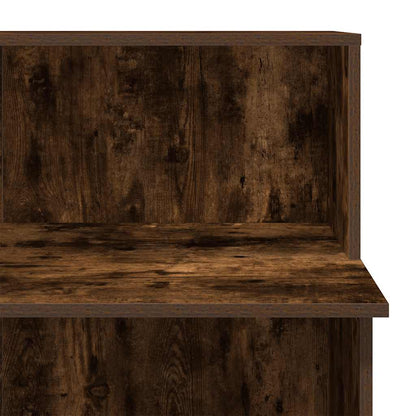 Recepční Stůl Kouřový Dub 100X50X103,5 Cm Kompozitní Dřevo