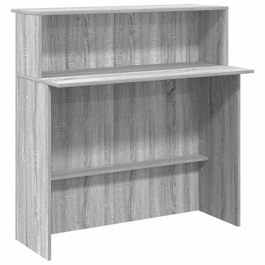 Recepční Stůl Šedý Sonoma 100X50X103,5 Cm Kompozitní Dřevo